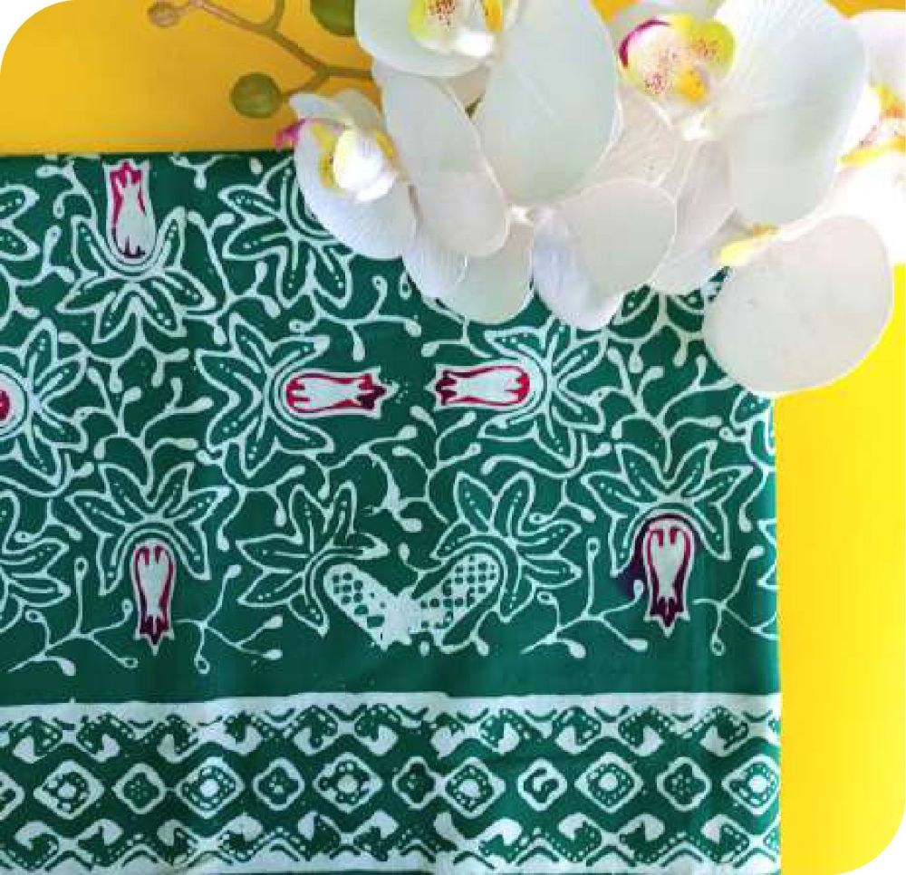 Batik Bojonegoro Motif Jagung Miji Emas — foto 1