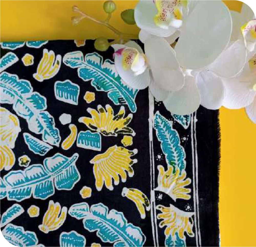 Batik Bojonegoro Motif Wohroning Pisang — foto 1