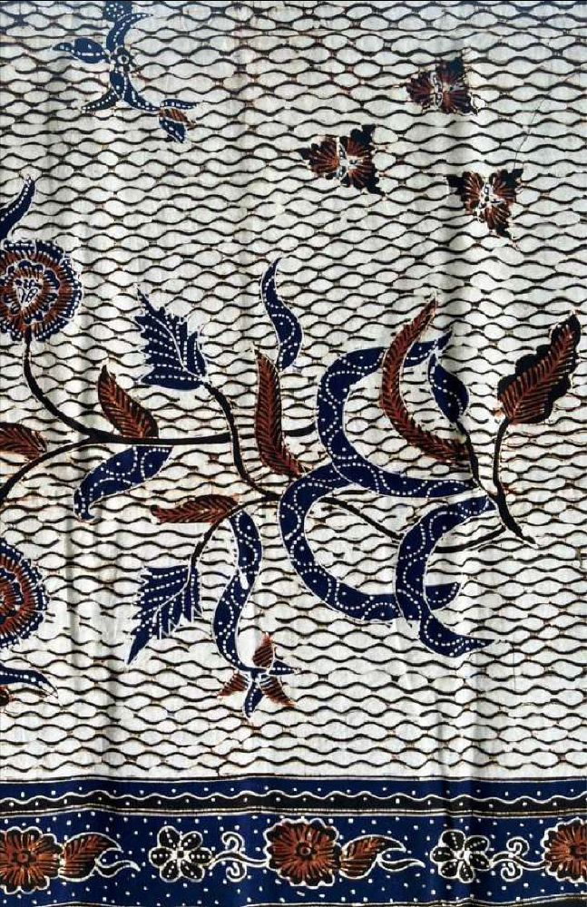 Batik Tulis Tuban Motif Ukir Bunga — foto 1